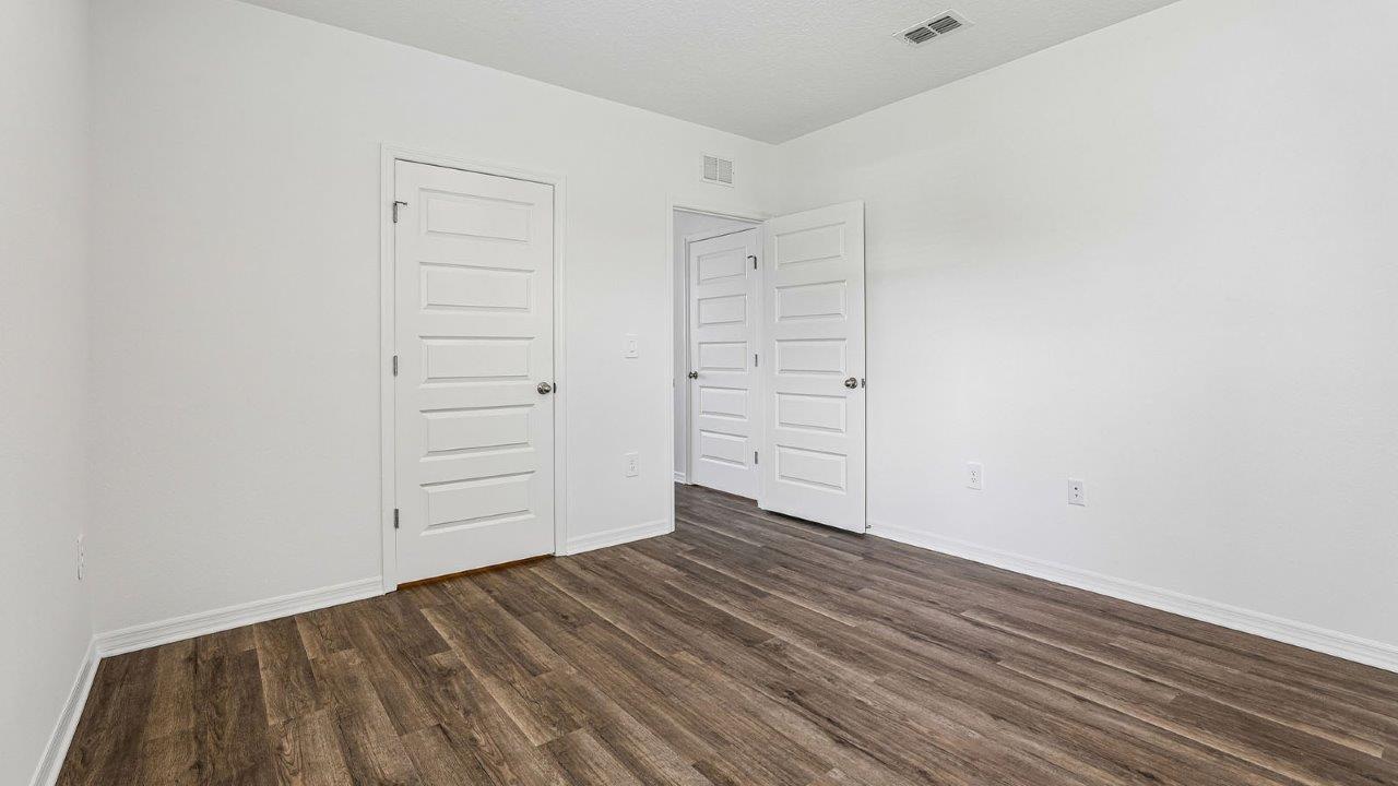 multi-gen bedroom with closet