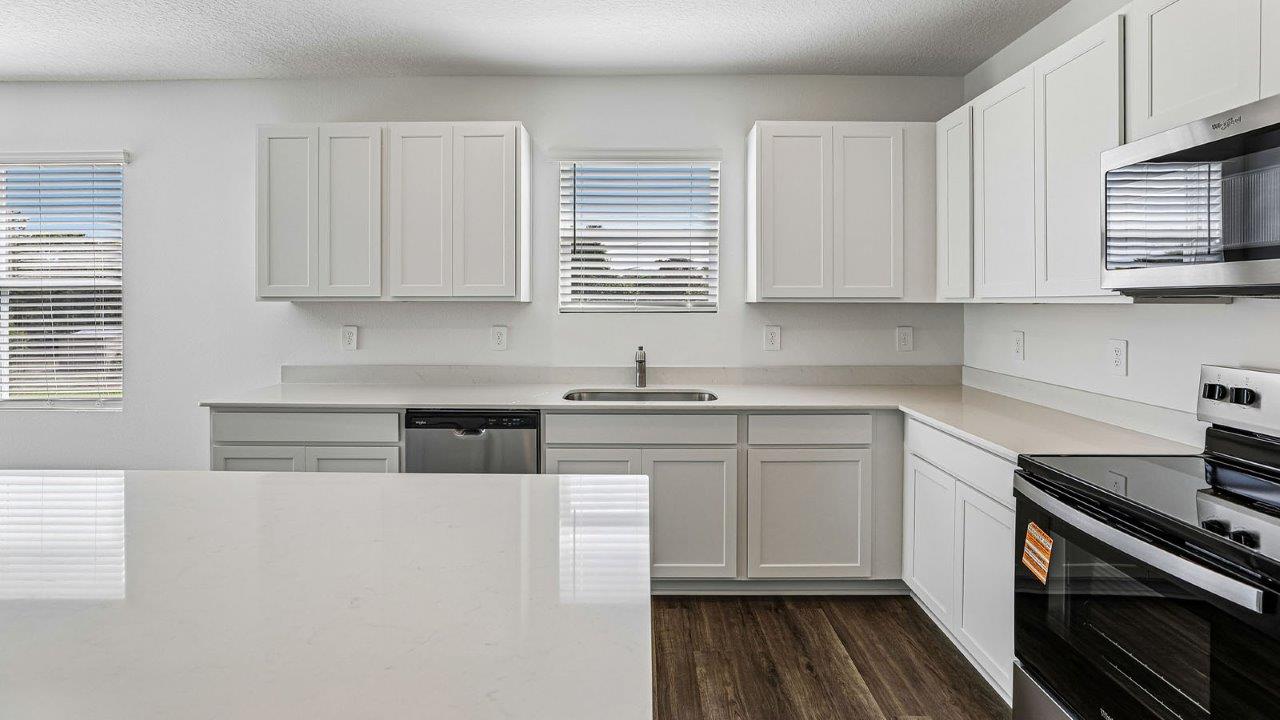 kitchen with window for natural light