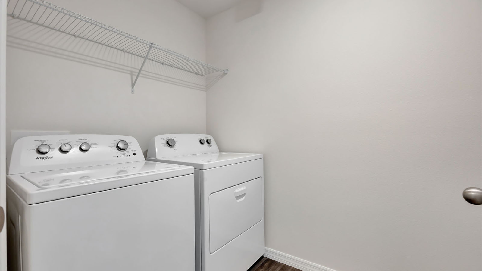 Upstairs laundry room
