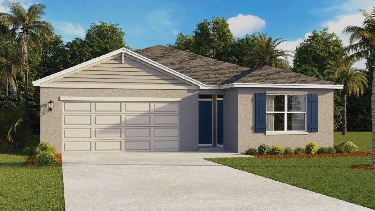 Exterior image of single-family home with 2 entrances