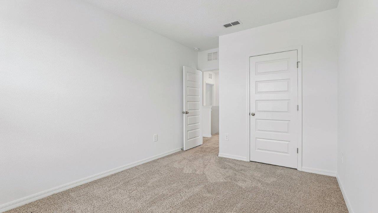 Bedroom 3 with built in closet