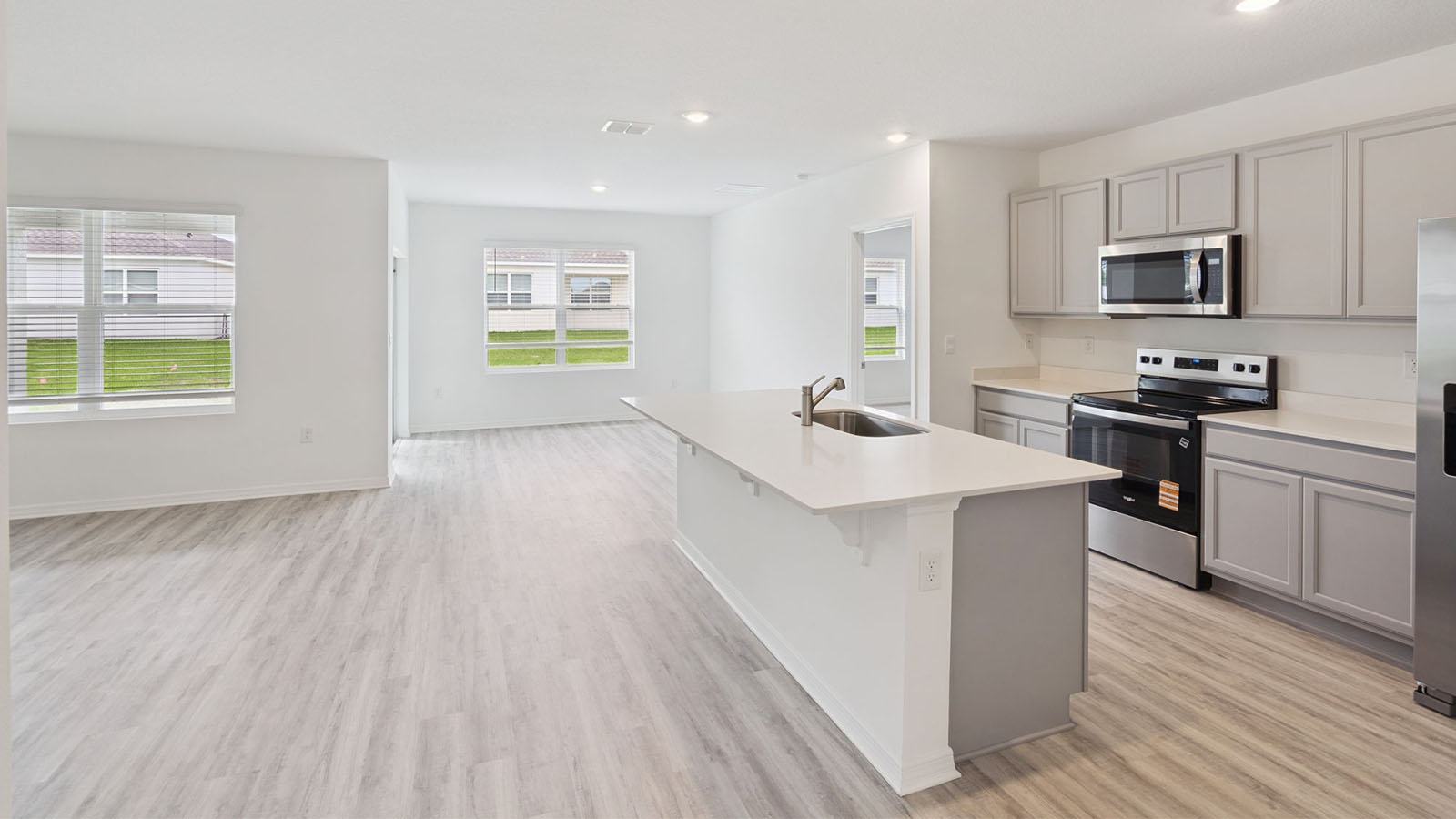Kitchen and Dining Room view