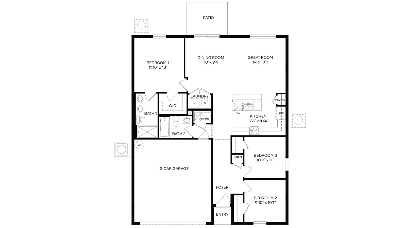 Floorplan layout
