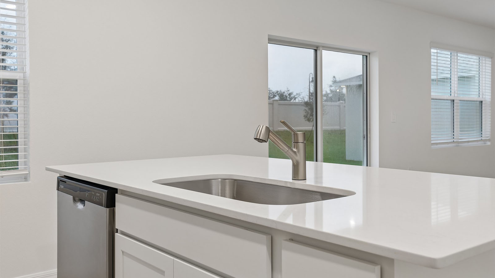 Close up of the kitchen counter