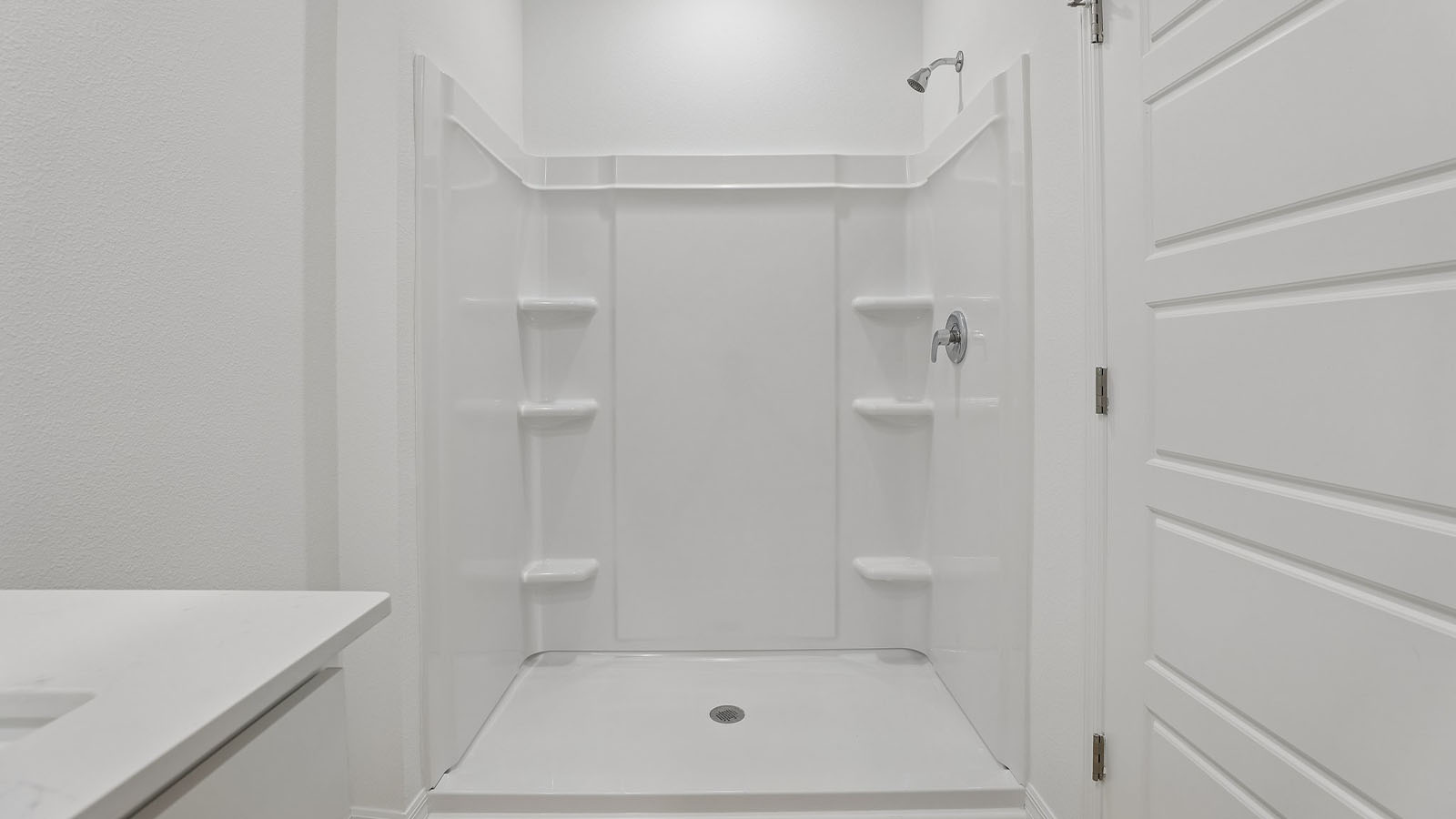 Primary bathroom with walk in shower