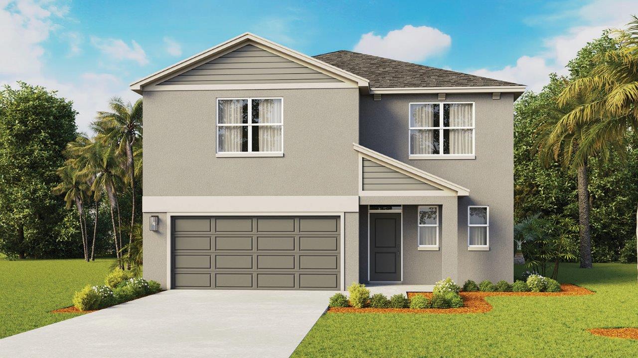 Rendering of a two story Exterior