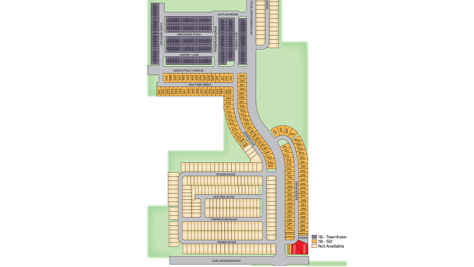 Static Lot Map