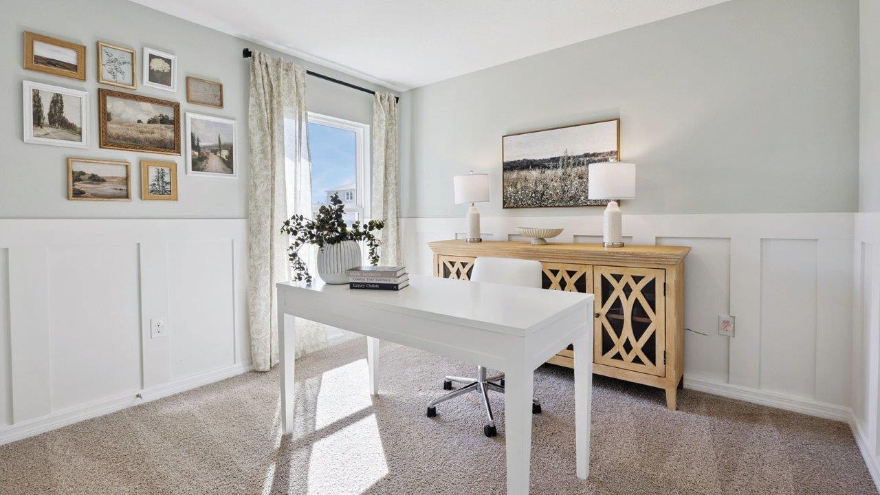 decorated office
