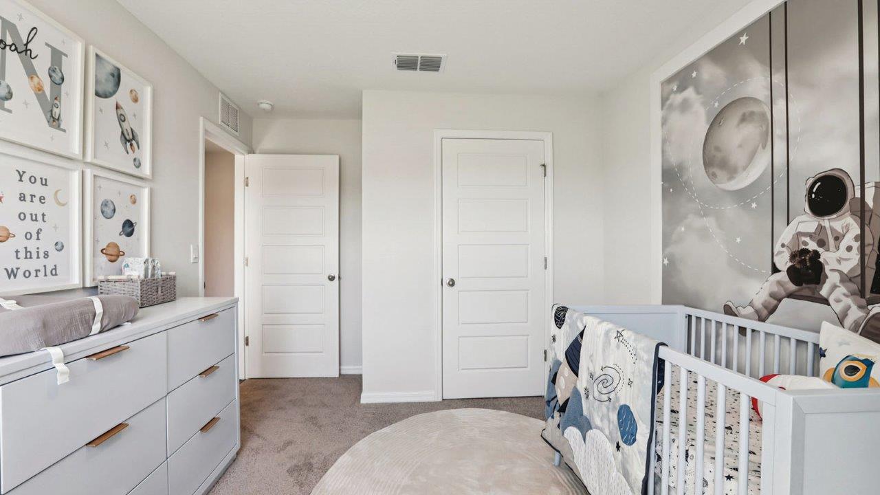 Nursery with closet