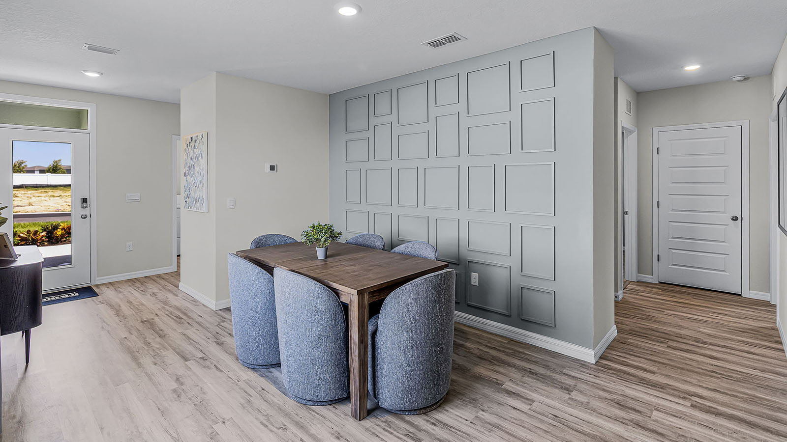 dining area located at the front of the home