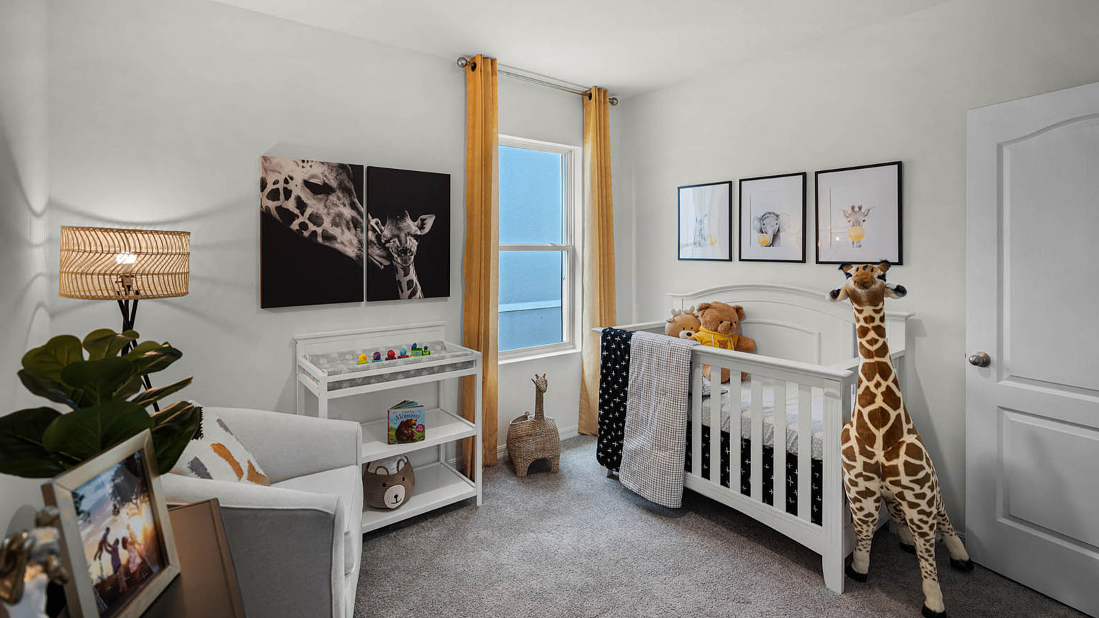 Nursery room with window