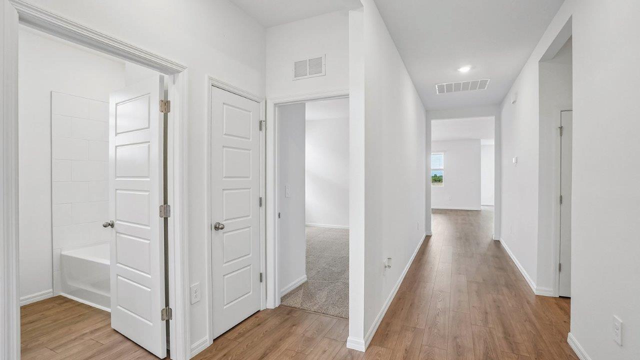 Hallway to bedrooms