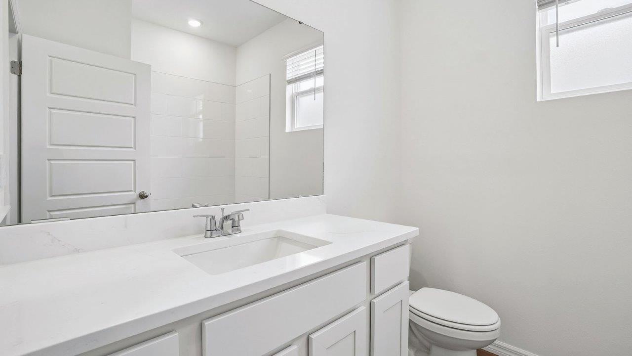 Guest bathroom with sink