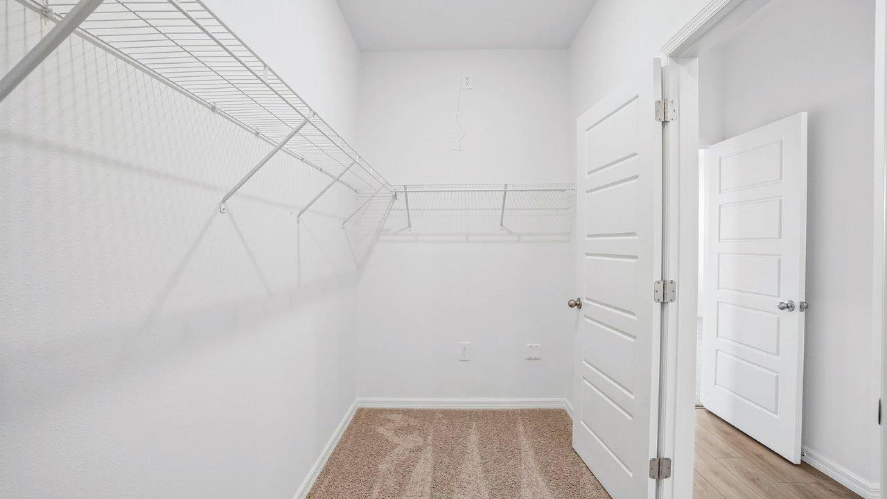 Primary closet