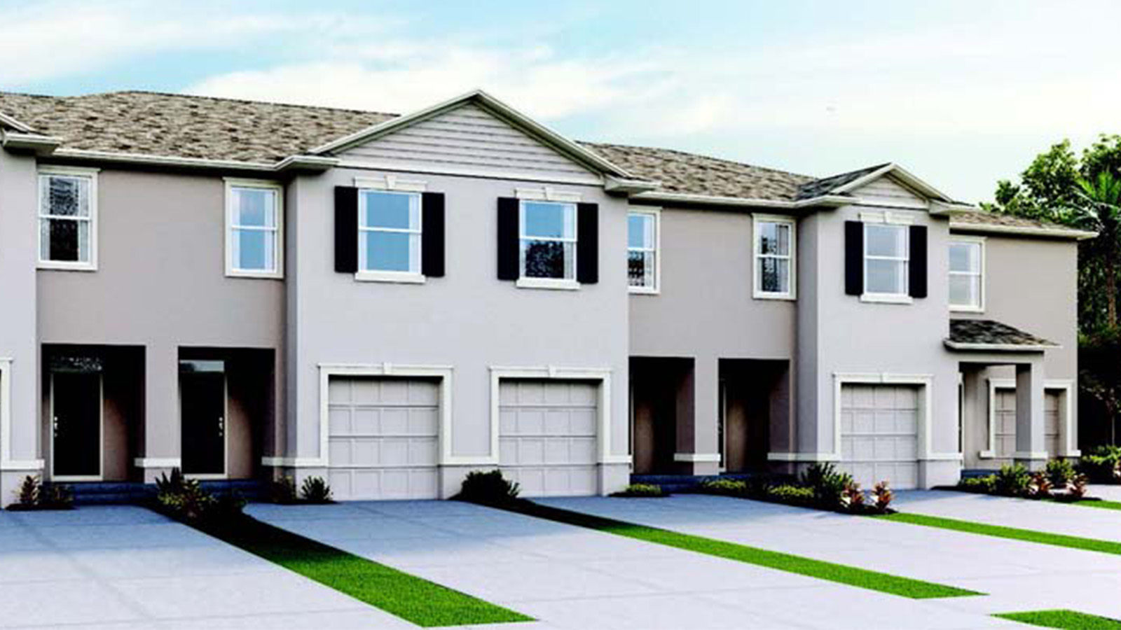 Rendering of a townhome