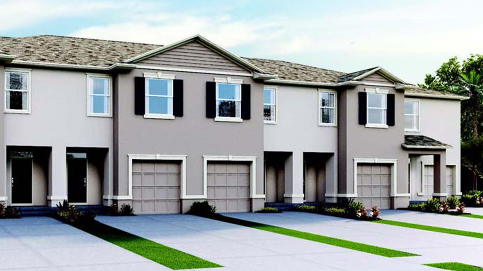 Rendering of a townhome