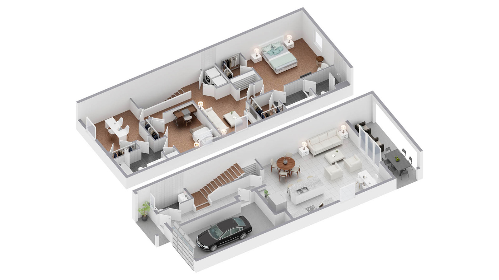 3D Floorplan layout