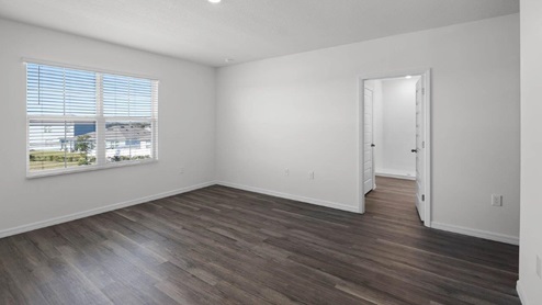 Primary Bedroom with windows