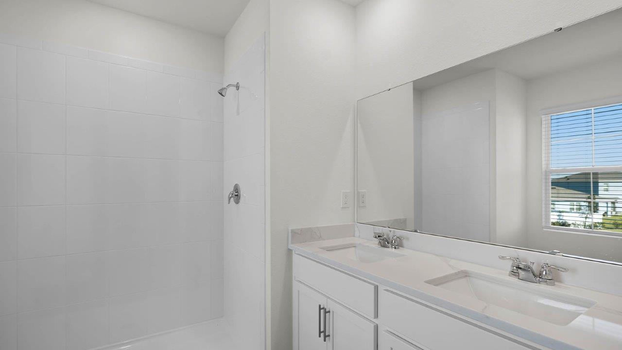 Primary Bathroom with double sink