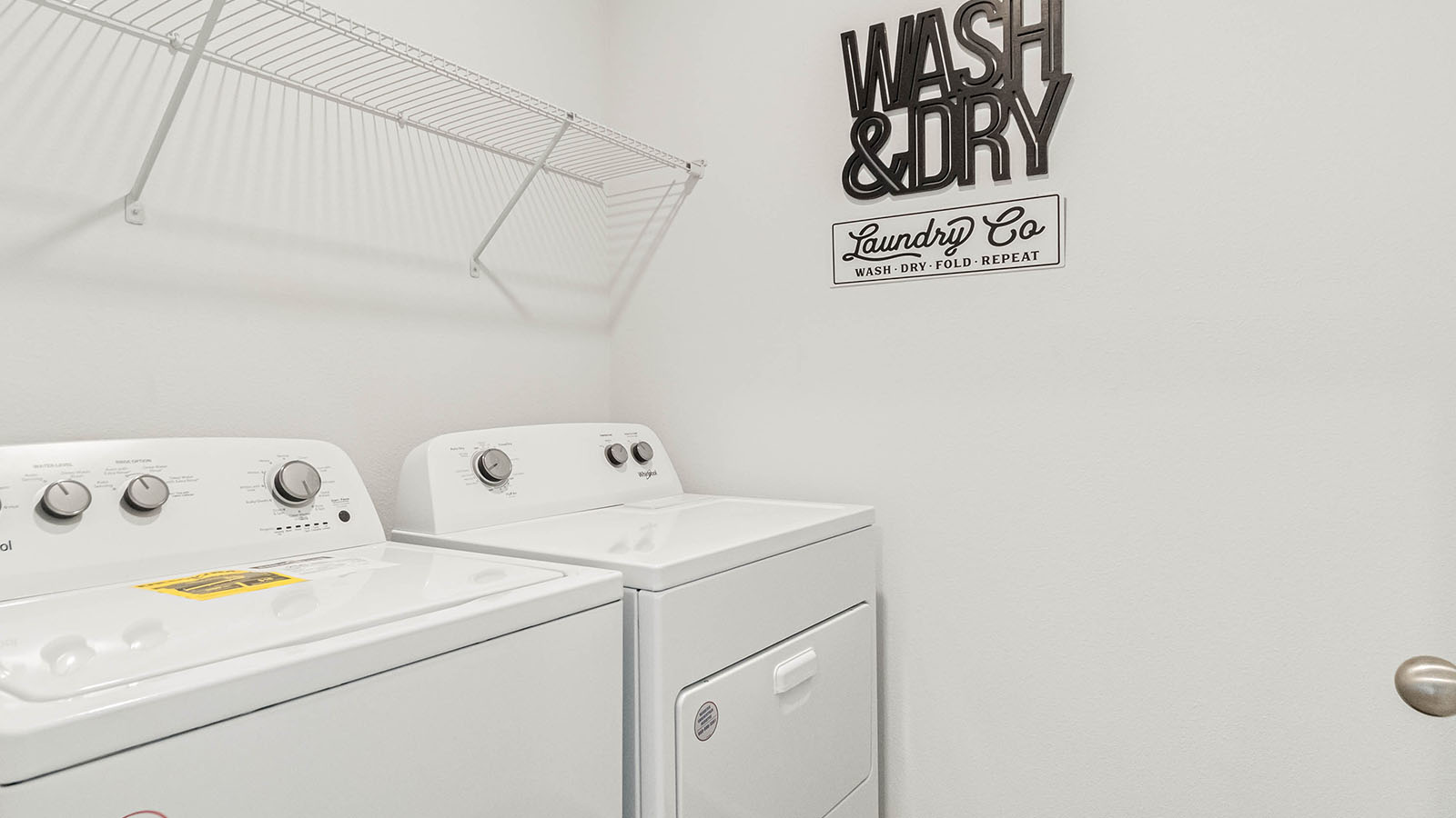 Upstairs Laundry room