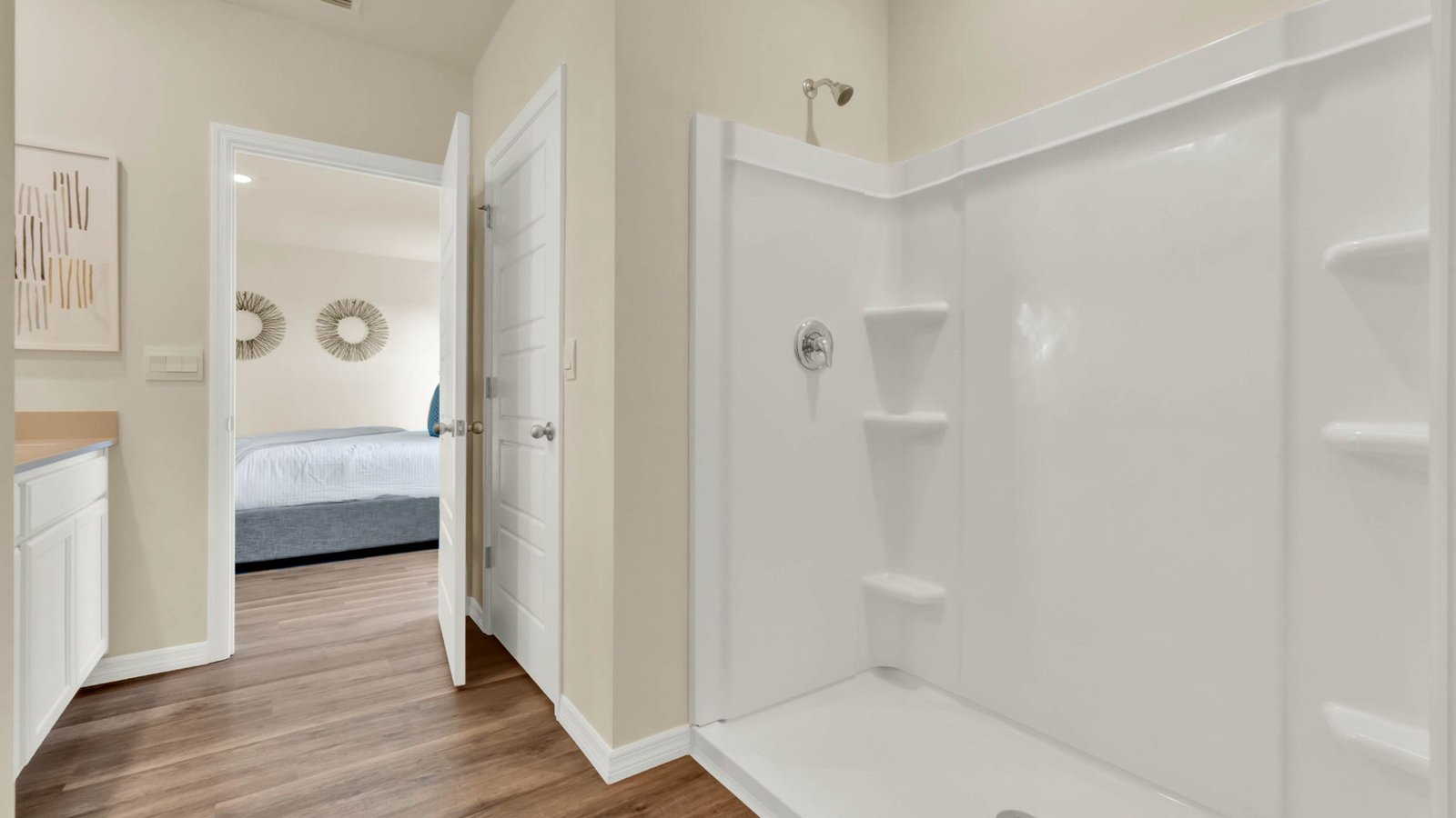 Primary bathroom showing the shower