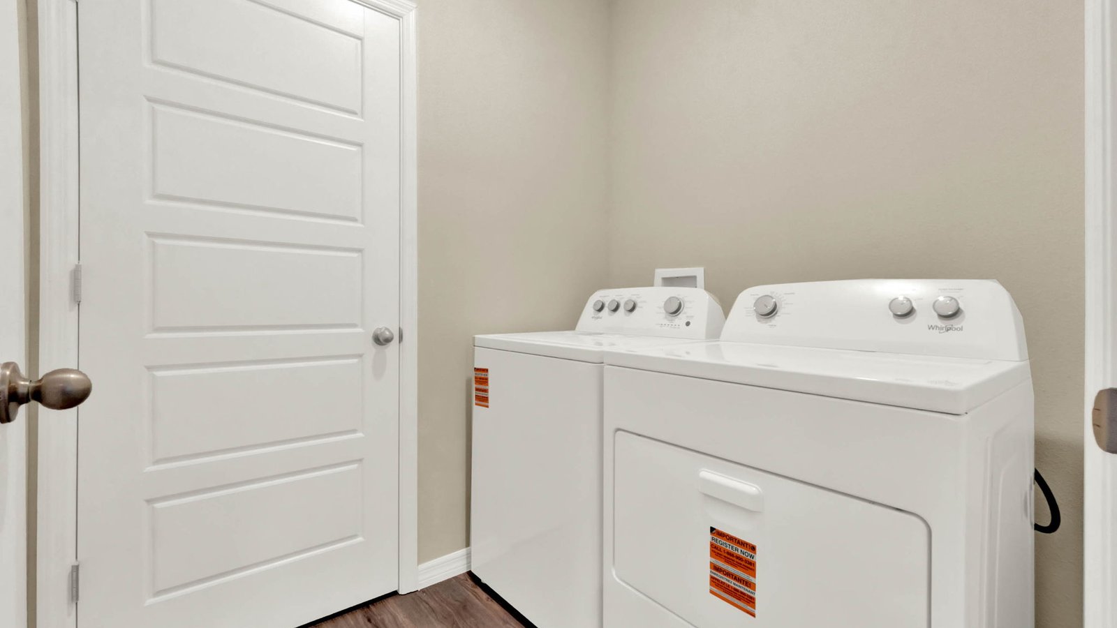 laundry room with washer and dryer