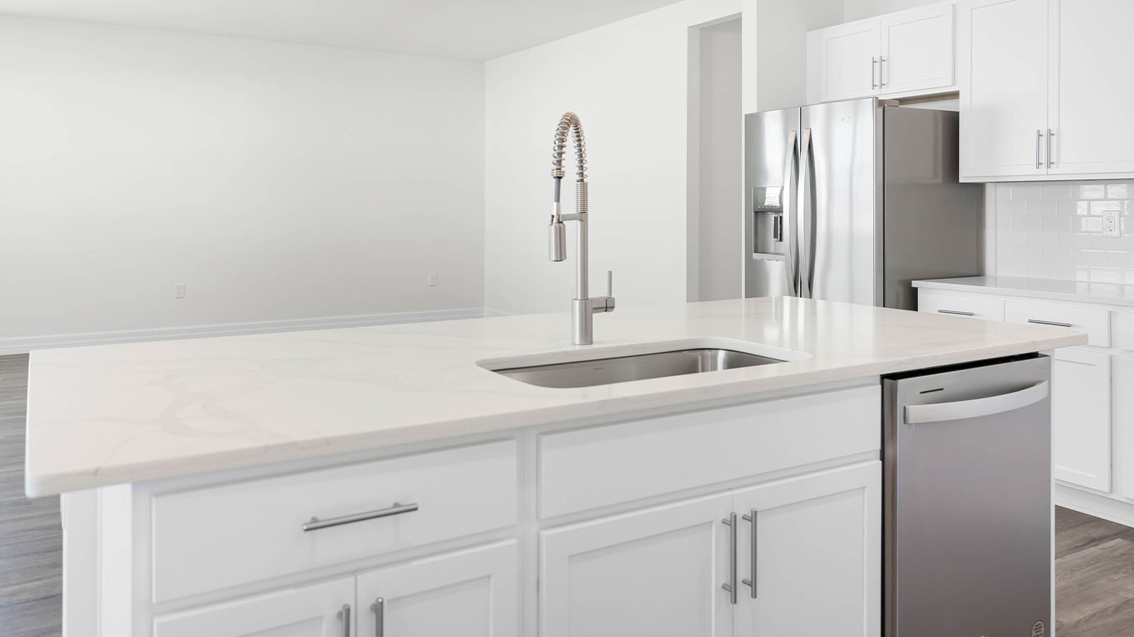 kitchen island with sink