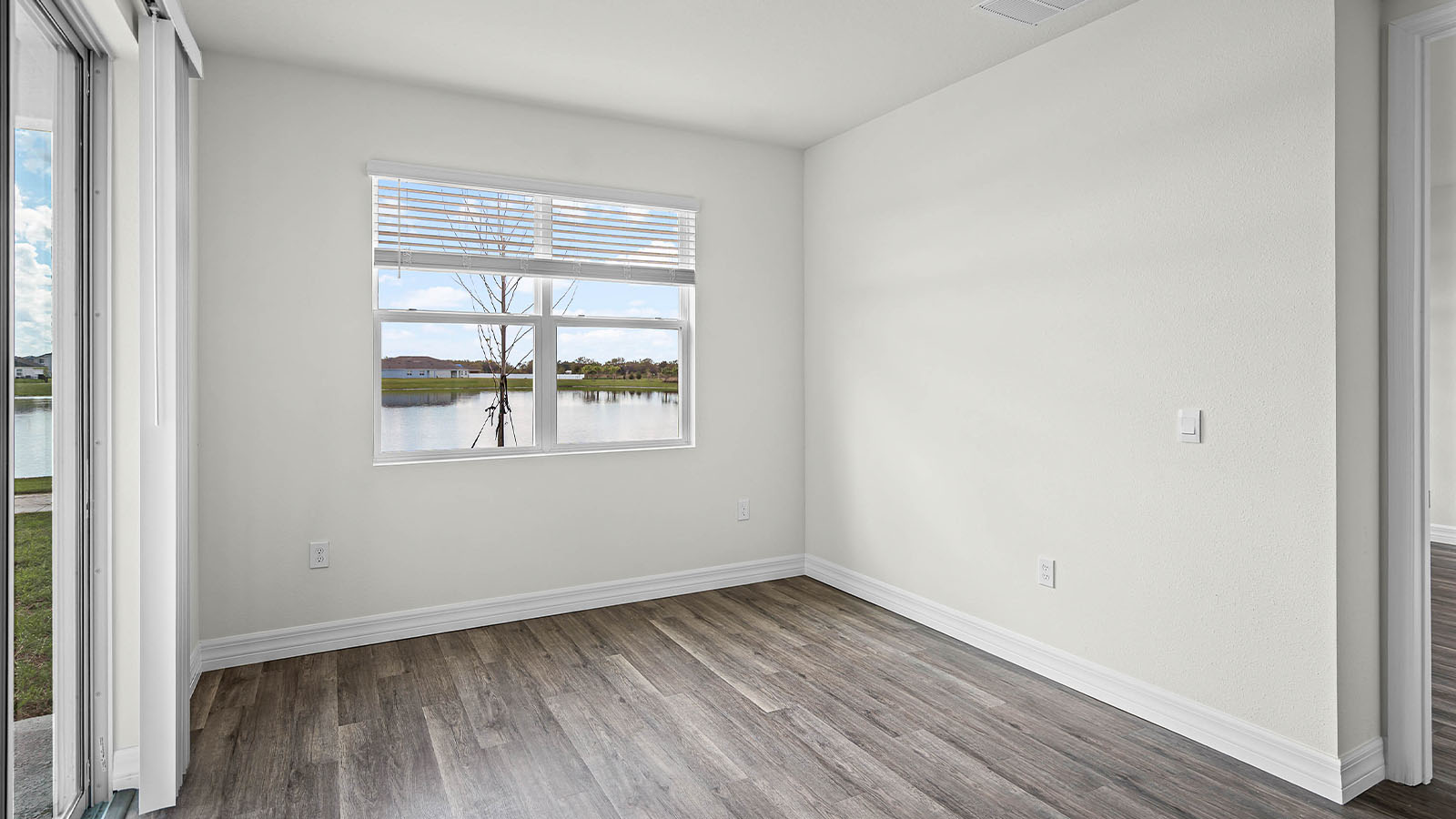 dining room with window