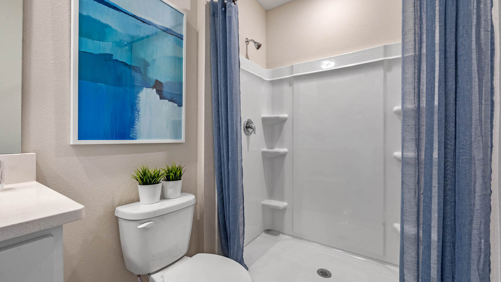 Primary bedroom walk in shower