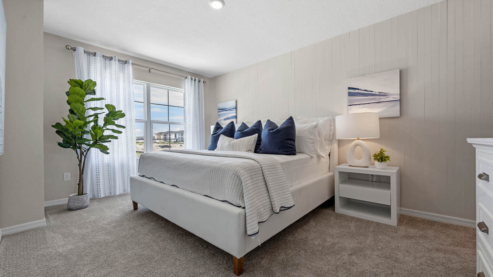 Primary Bedroom with King size bed