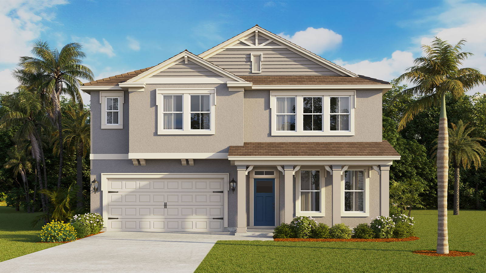 Rendering Two Story Home
