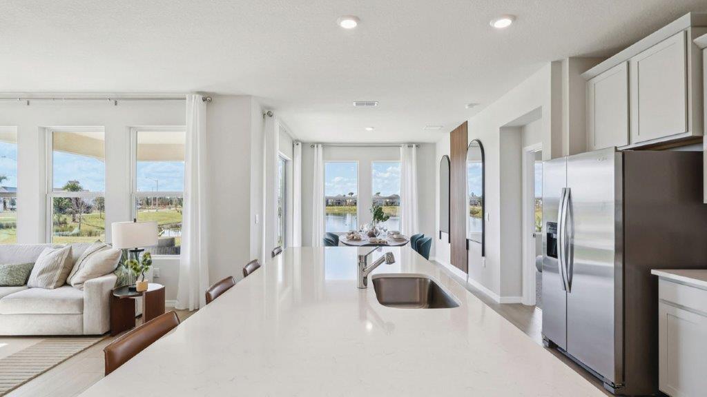 kitchen island with sink