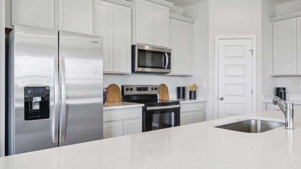 kitchen with stainless steel appliances