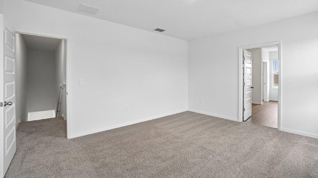 Bedroom with connecting bathroom