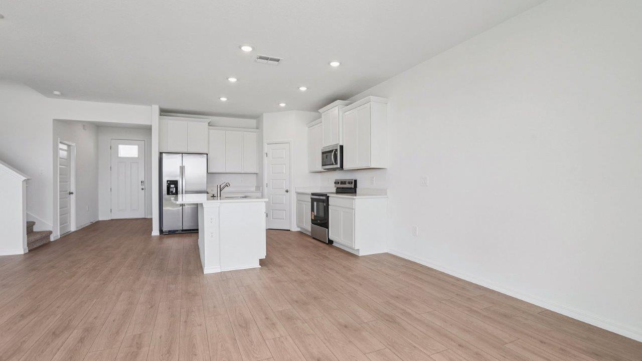 Revwood flooring in the dining area