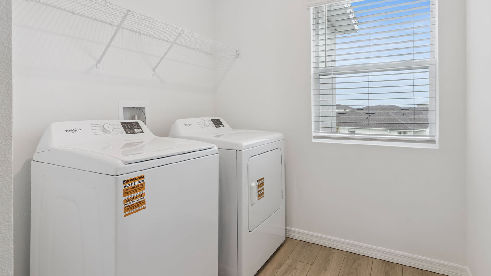 Laundry Room with washer and dryer