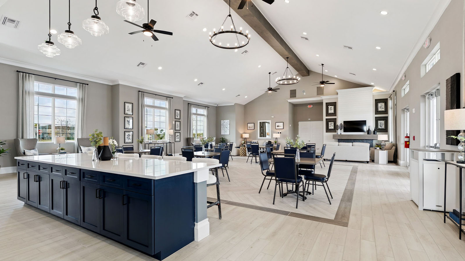 Clubhouse with kitchen