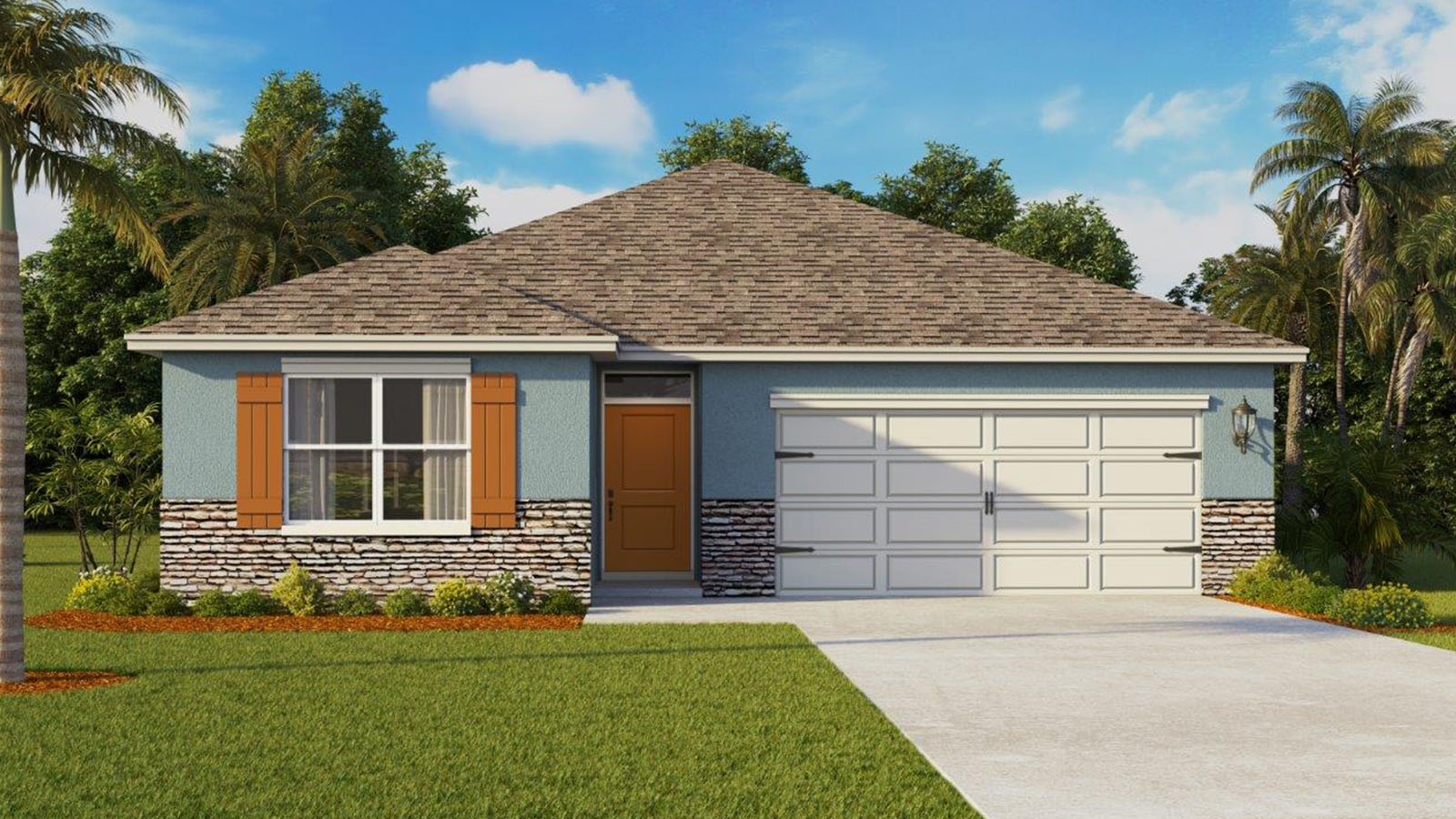 Rendering of exteriorsingle family home