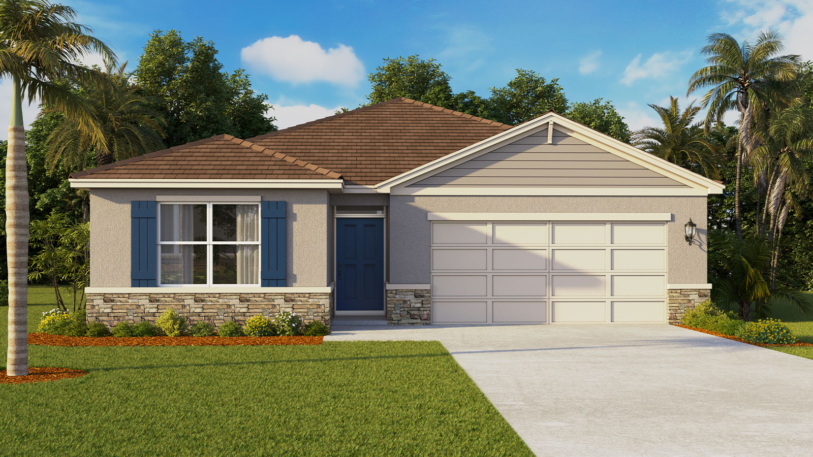 Rendering of exteriorsingle family home