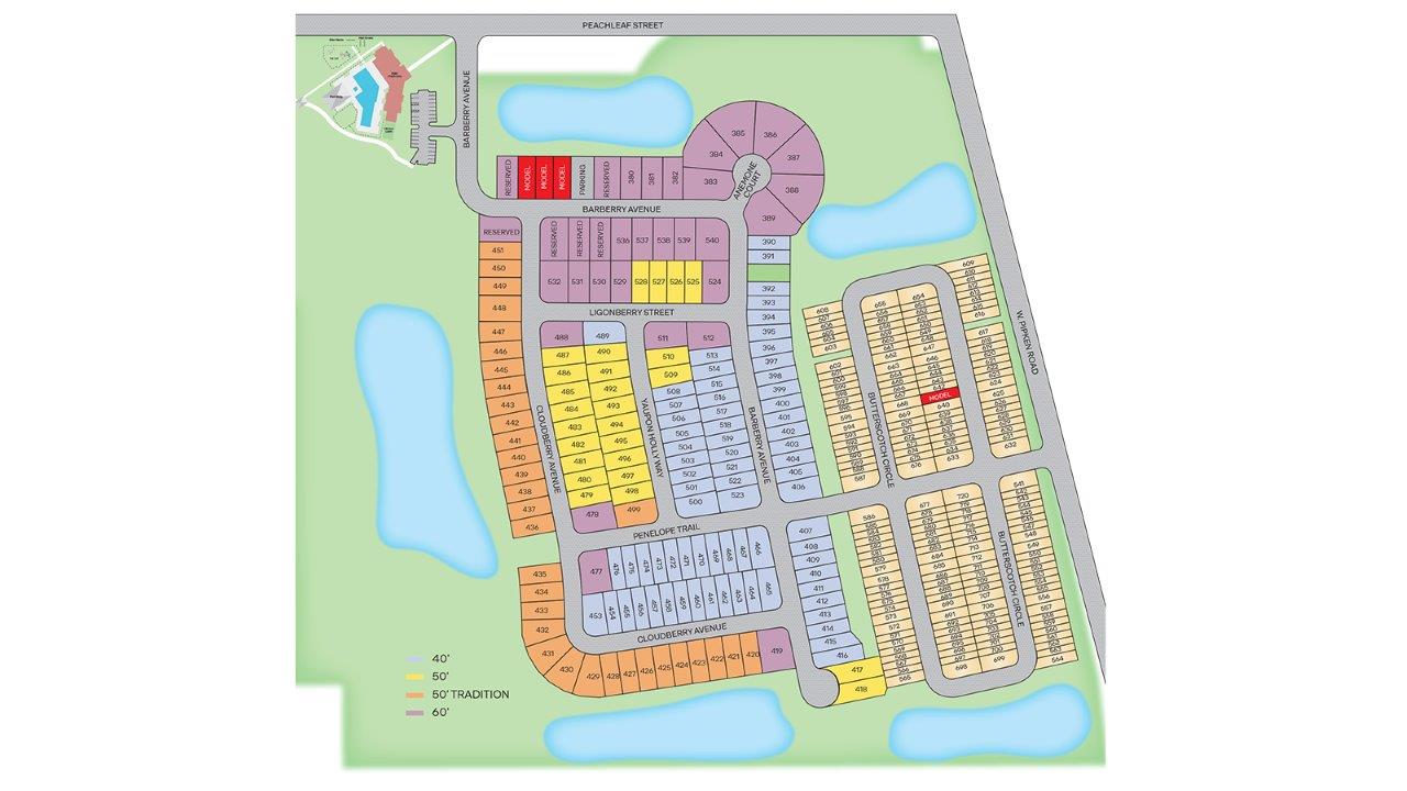 Static Lot Map