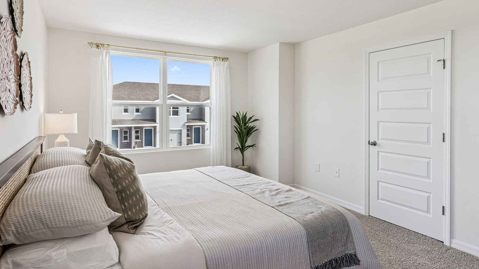 Primary bedroom with king size bed