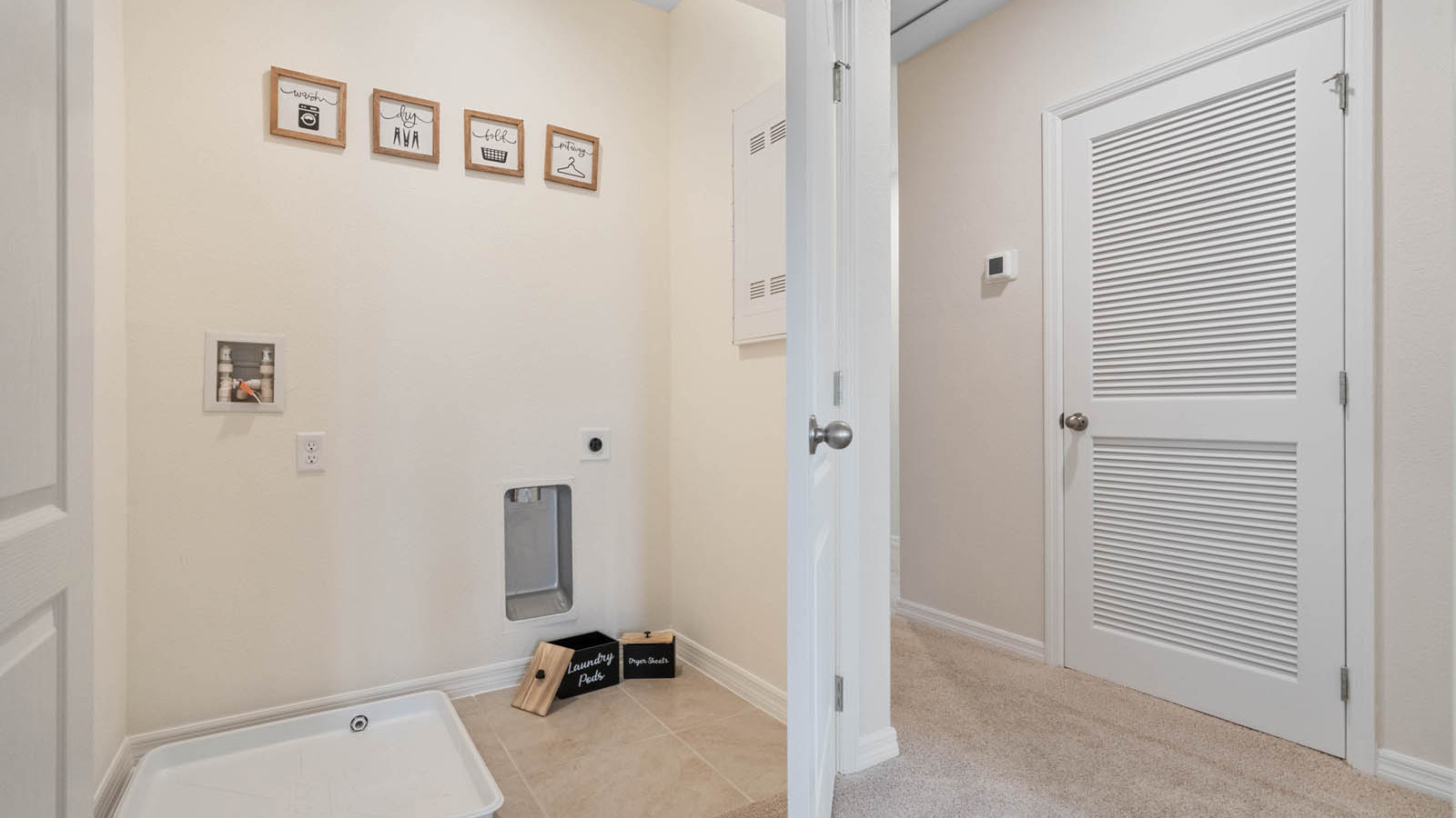 Upstairs Laundry Closet