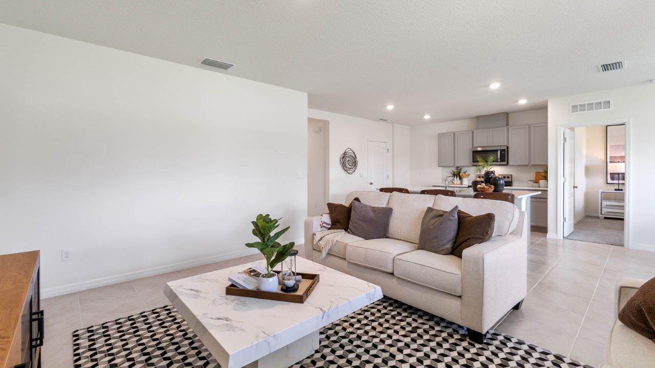 Living room with couch