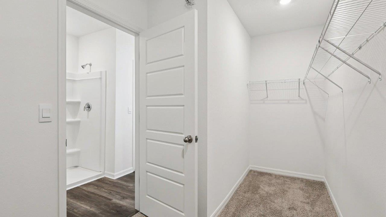 Primary closet