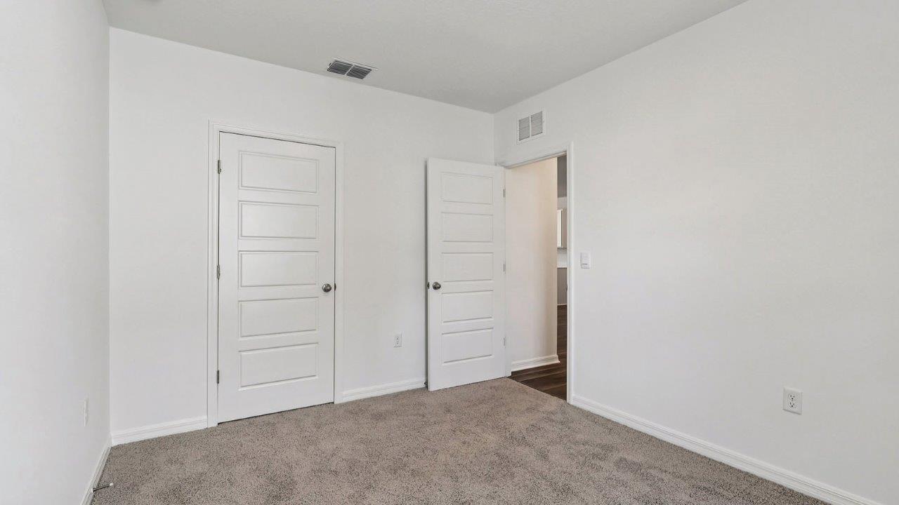 Guest bedroom with closet