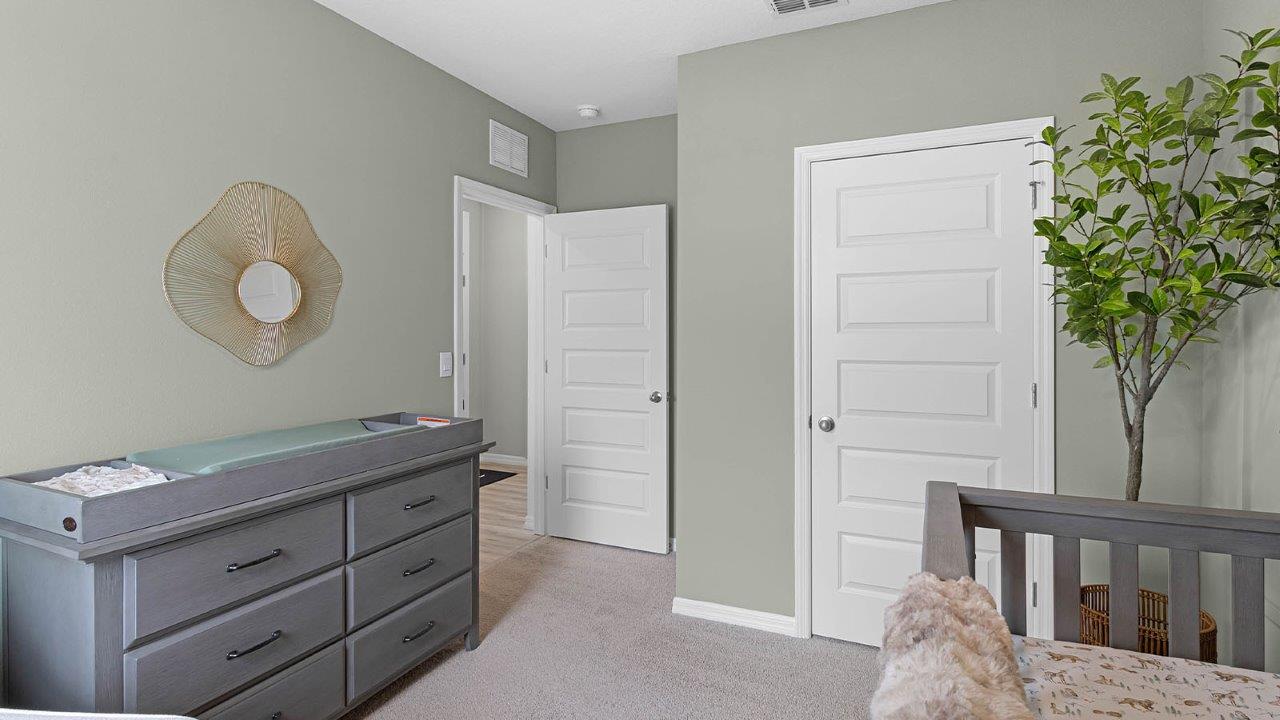 Nursery room with spacious closet