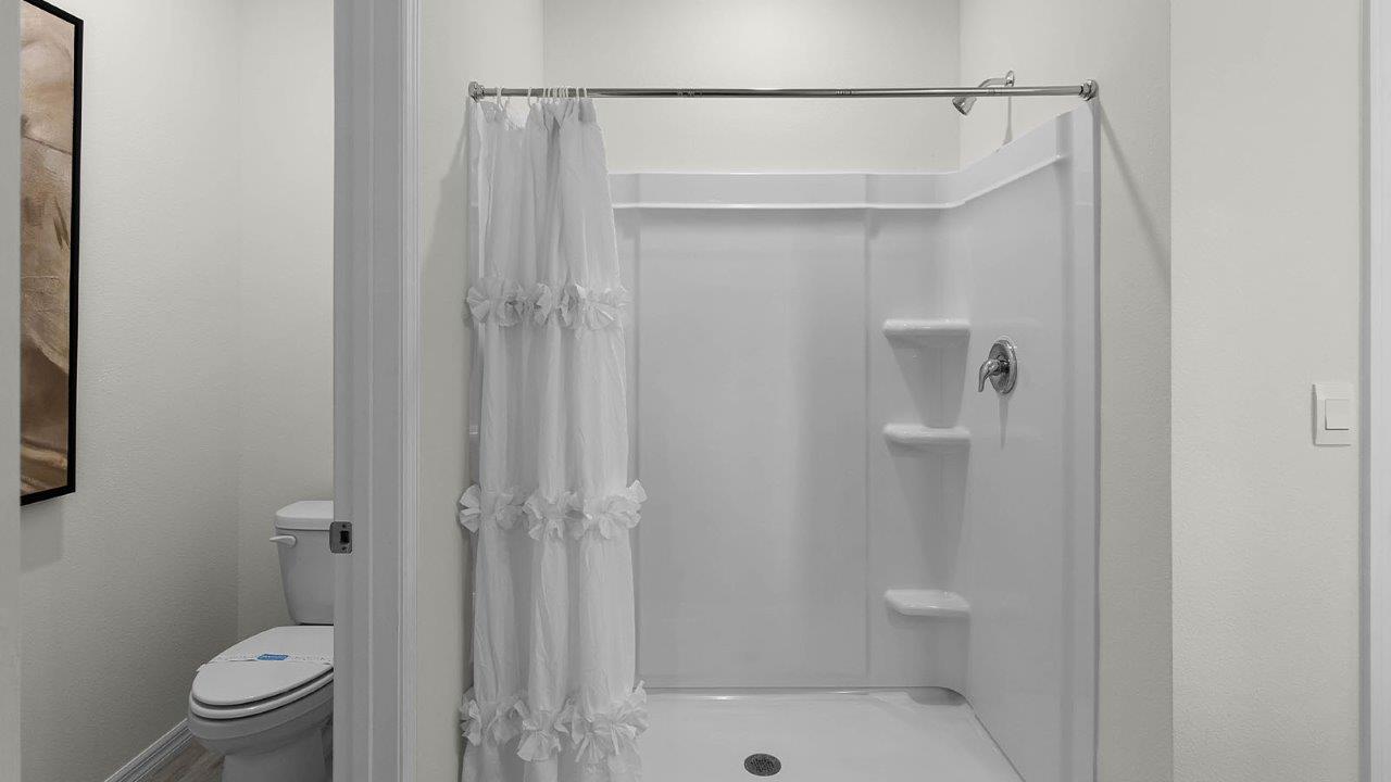 Primary bathrooom with walk in shower