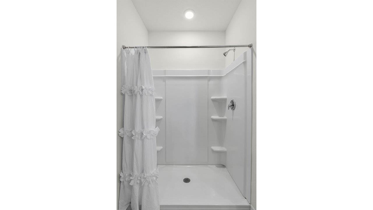 Primary bathrooom with walk in shower