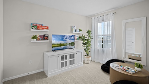 Guest bedroom as a game room