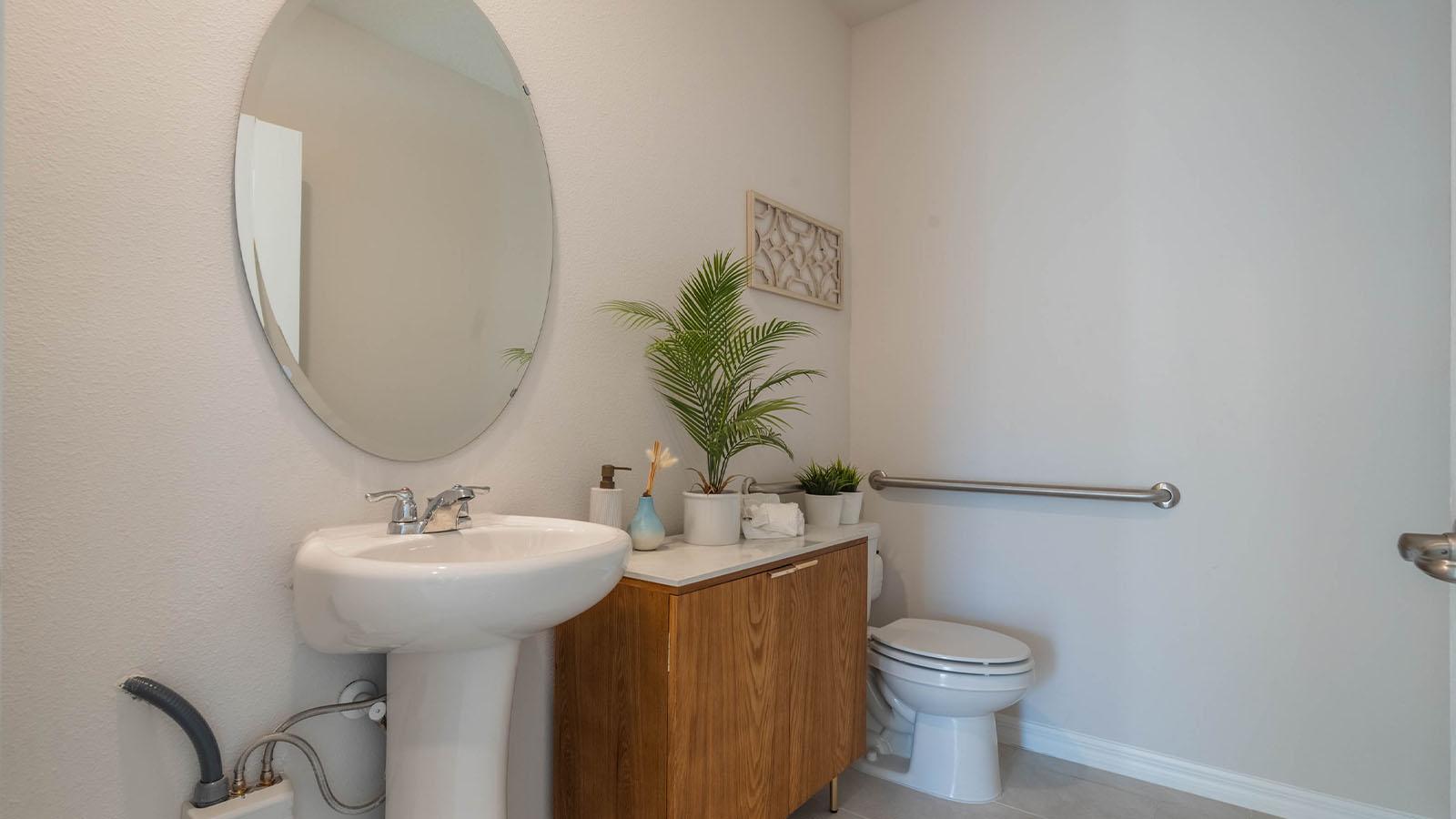 sales center guest bathroom without the shower